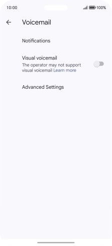 Press Advanced Settings.