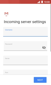 Press the field below 