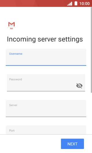 Press the field below 