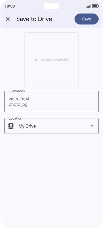 Press the field below 
