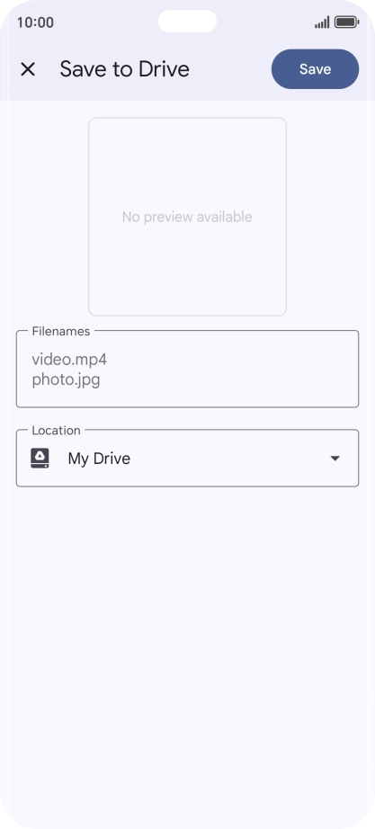 Press the field below 