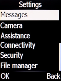 Select File manager and go to the required folder.