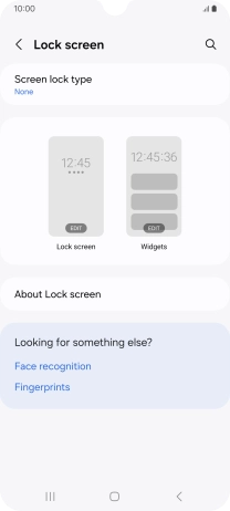 Press the Home key to return to the home screen.