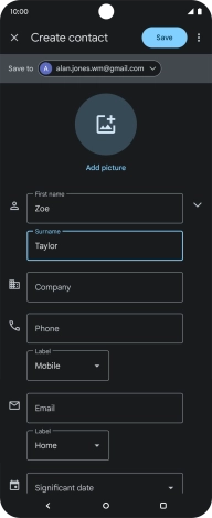 Press Phone and key in the phone number.