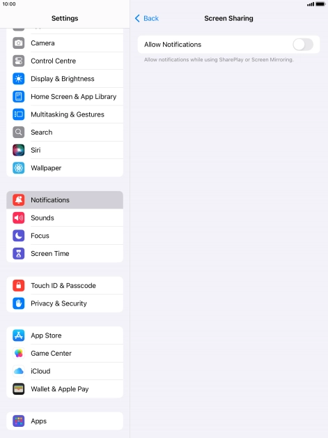 Press the indicator next to Press the indicator next to