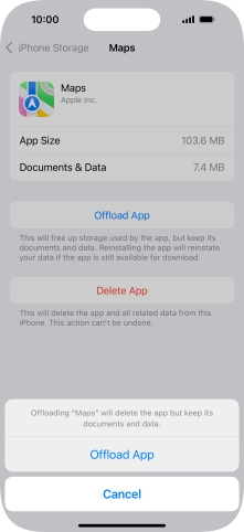 Press Offload App.