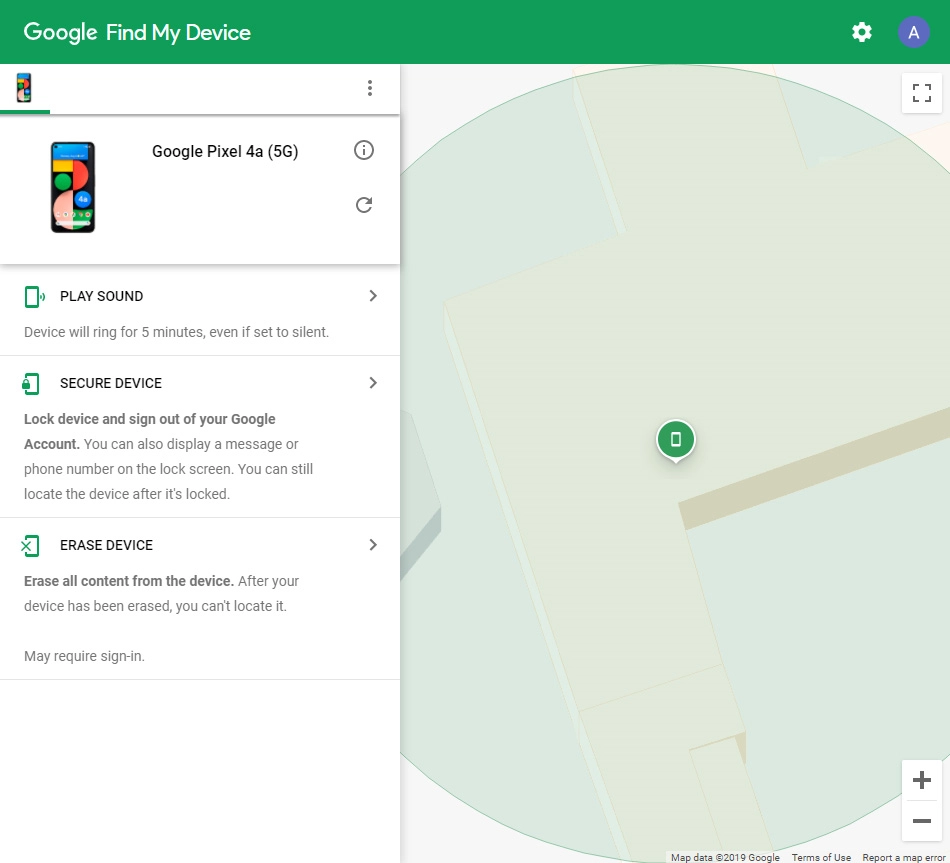 Click the required device.