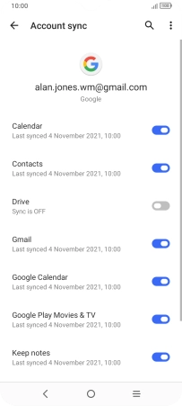 Press the Home key to return to the home screen.