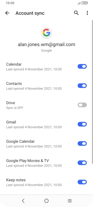 Press the Home key to return to the home screen.