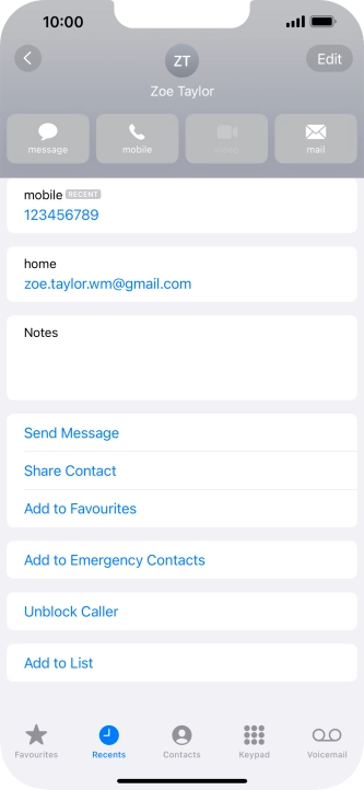 Slide your finger upwards starting from the bottom of the screen to return to the home screen.