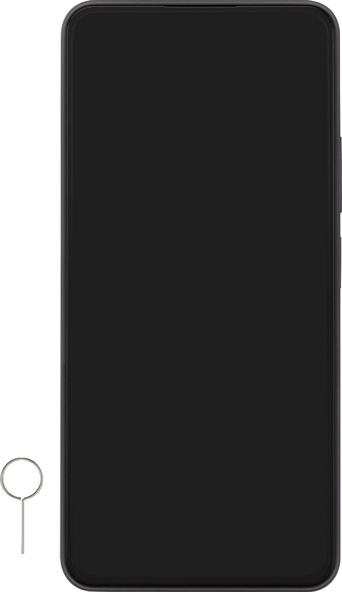 Find the opener for the SIM holder.