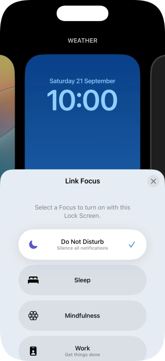 Press the close icon.