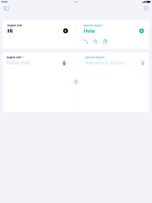 Press the screen size icon. Press the screen size icon.