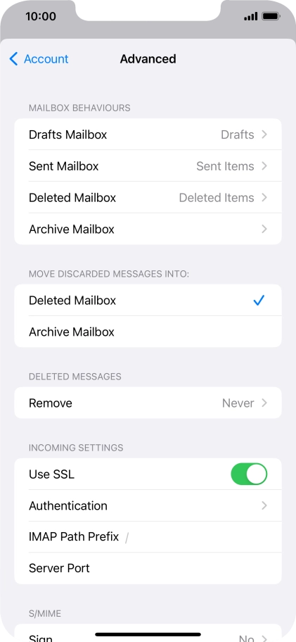 Press Authentication.