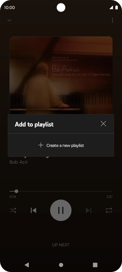 Press Create a new playlist.