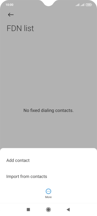 Press Add contact. Press Add contact.