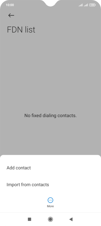 Press Add contact. Press Add contact.