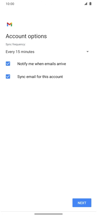 Press the drop down list below 