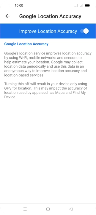 If you press the indicator next to 