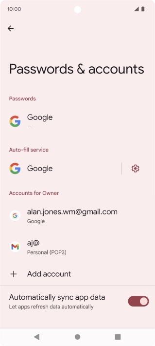 Slide your finger upwards starting from the bottom of the screen to return to the home screen.