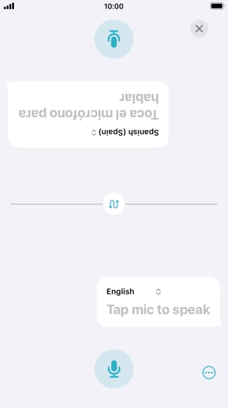 Press the end icon to end two-way view. Press the end icon to end two-way view.