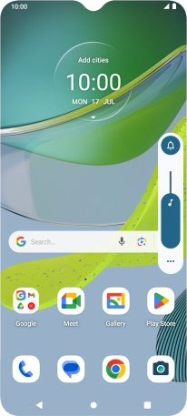 Press the sound icon to turn off vibration.