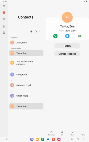 Press the Home key to return to the home screen. Press the Home key to return to the home screen.