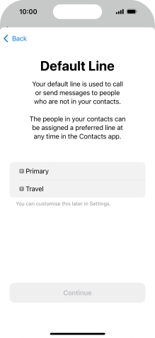 Press the required price plan.