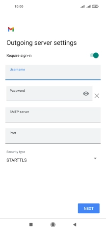 Press the field below 