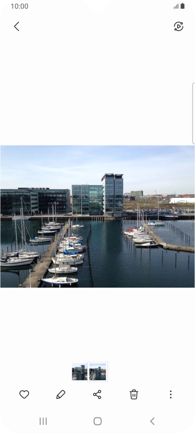 Press the Home key to return to the home screen.