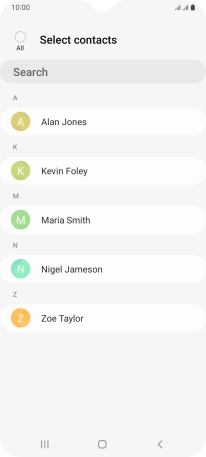 Press the field above 