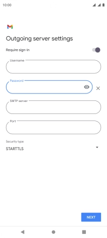 Press the field below 