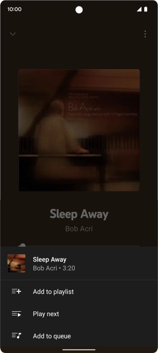 Press Add to playlist.