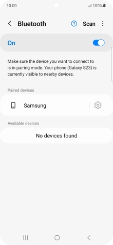Press the Home key to return to the home screen.