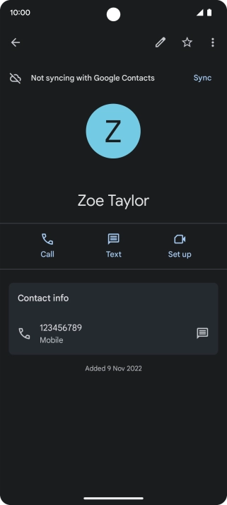 Slide your finger upwards starting from the bottom of the screen to return to the home screen.