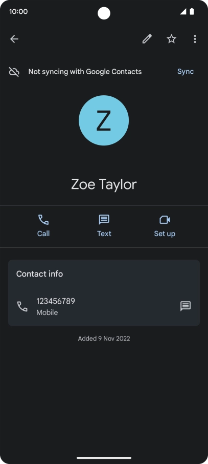 Slide your finger upwards starting from the bottom of the screen to return to the home screen.