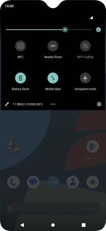 Press the Home key to return to the home screen.