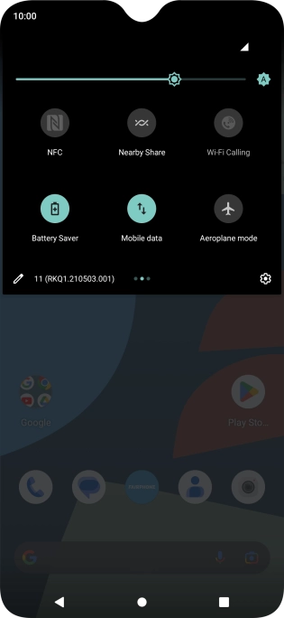 Press the Home key to return to the home screen.