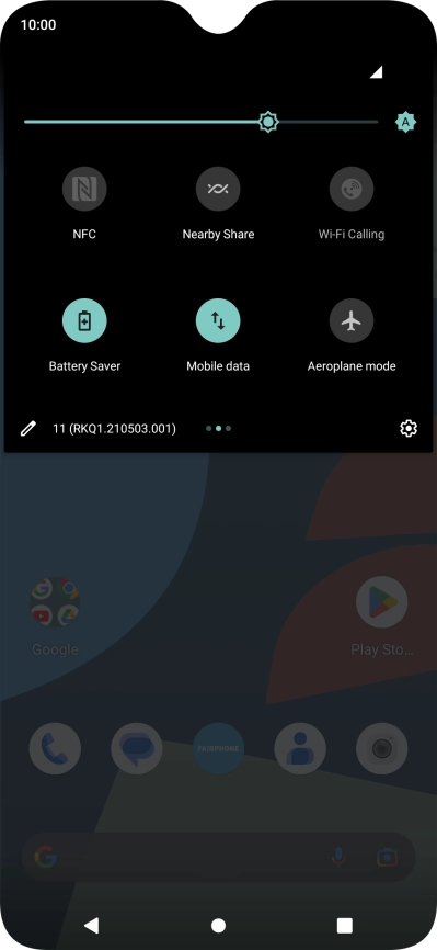 Press the Home key to return to the home screen.