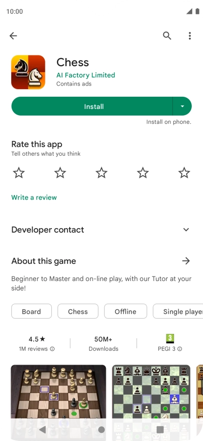 Press the Home key to return to the home screen.