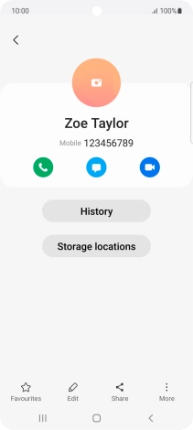 Press the Home key to return to the home screen.