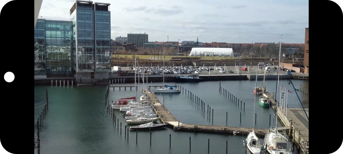 Slide your finger upwards on the screen.