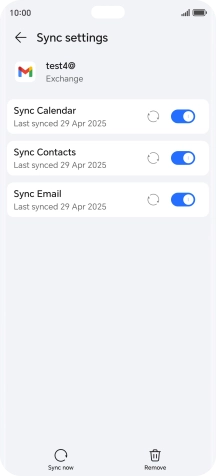 Press Remove. Press Remove.