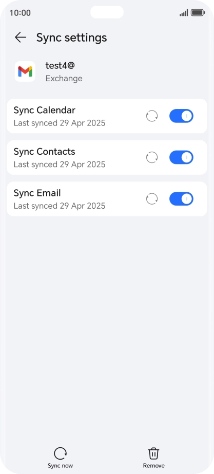 Press Remove. Press Remove.