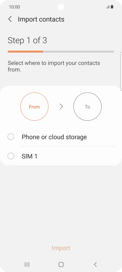 Press the name of the SIM.