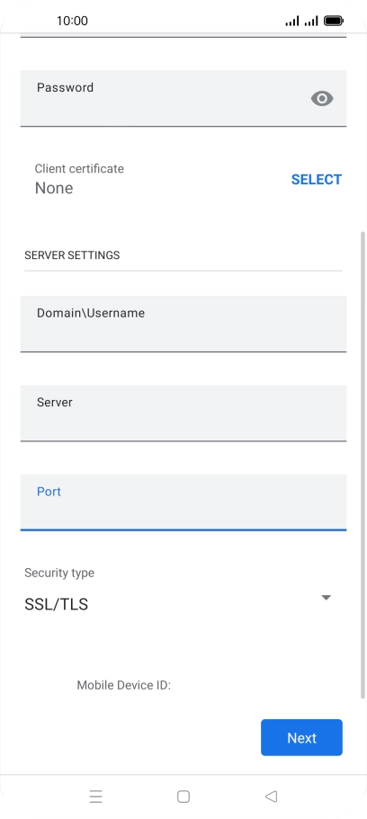 Press the drop down list below Press the drop down list below