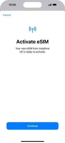 Press Continue. Press Continue.