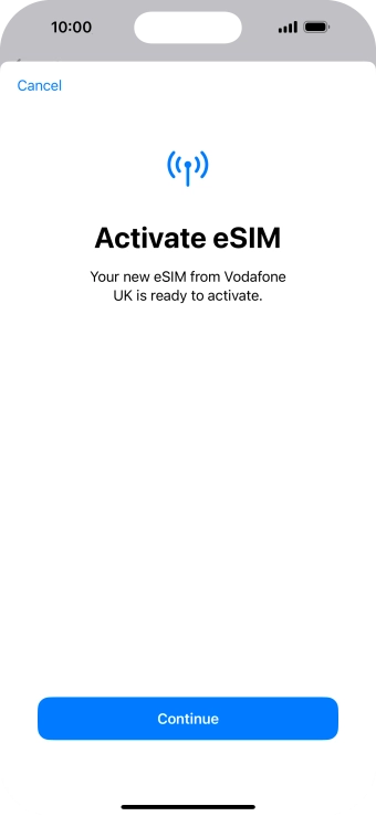 Press Continue. Press Continue.