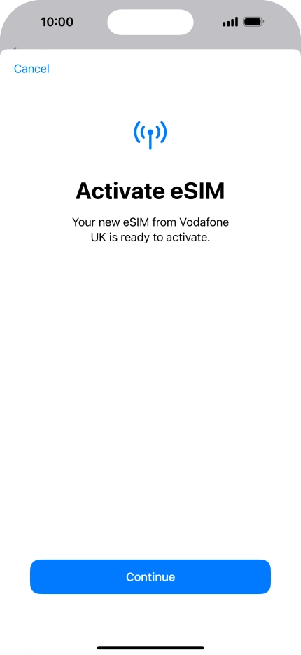 Press Continue. Press Continue.