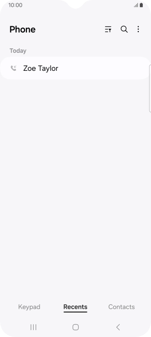 Press the required number.